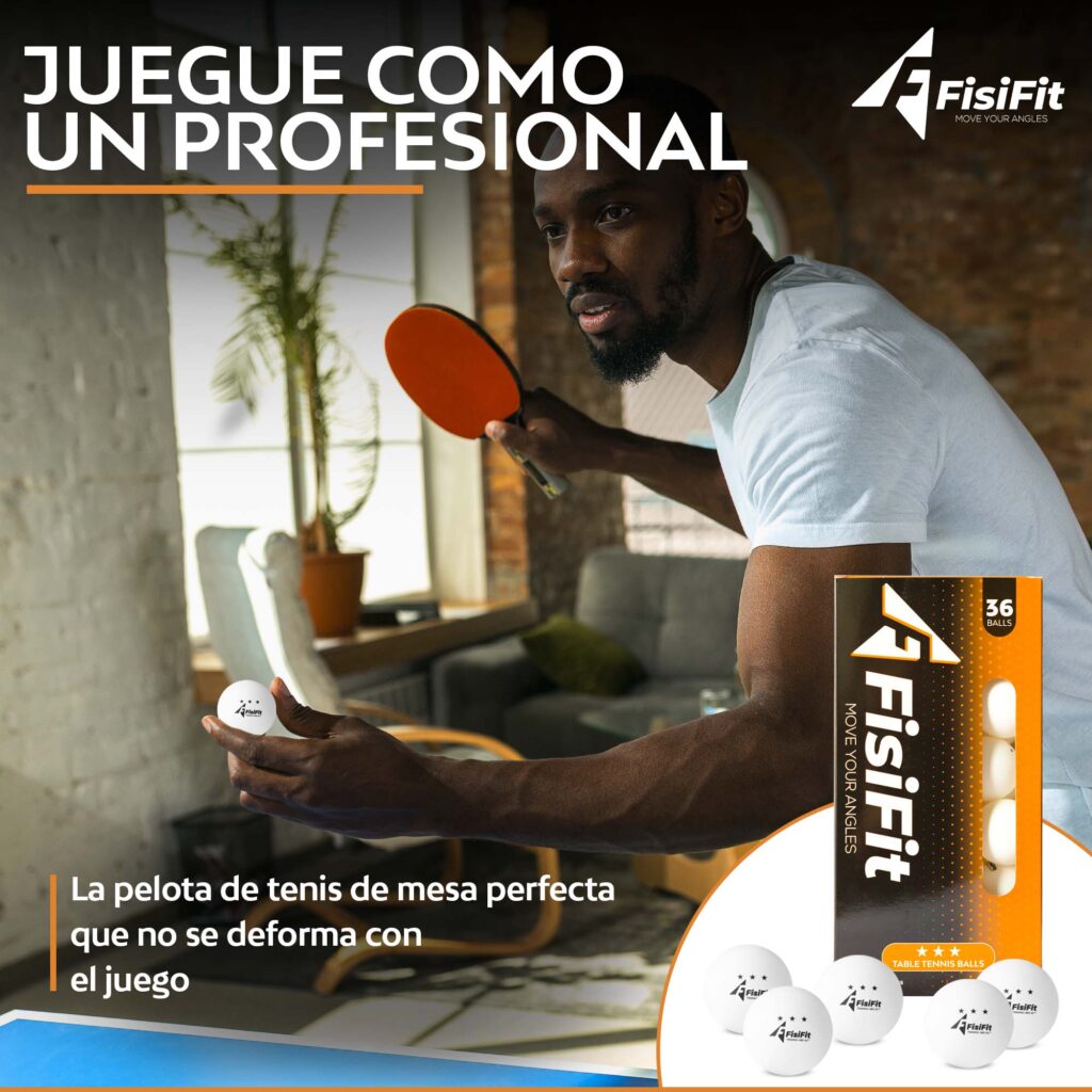 "Rebote uniforme y excelente durabilidad en las pelotas Fisifit ABS 40+ para entrenamientos."